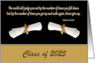 The Twins’ Graduation Party, Twin Diplomas, Class of 2025, Custom Text card
