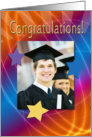 Photo Card, Congratulations, Three Stars card