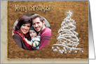 Photo Card, Tree of Stars, Merry Christmas card
