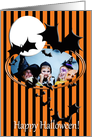 Halloween Photo Card, Bats card