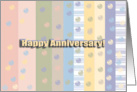 Happy Anniversary!, Lines and Bubbles, Employee Anniversary card