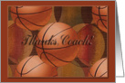 Thanks Coach, Basketballs card