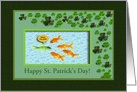St. Patrick’s Day, Goldfish Humor card