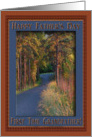 Colors at Sundown, Happy Father’s Day to First Time Grandfather card