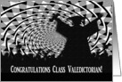 Congratulations Class Valedictorian, Black and White card