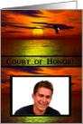 Eagle Scout Court of Honor Award Photo Card, Eagle in Flight card