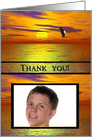 Eagle Scout Project Thank You Photo Card, Eagle in Flight card