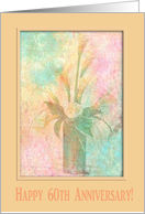 Calla Lily 60th Wedding Anniversary card