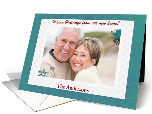 Snowballs & Snowflakes Photo Card, Happy Holidays from... (1007239)
