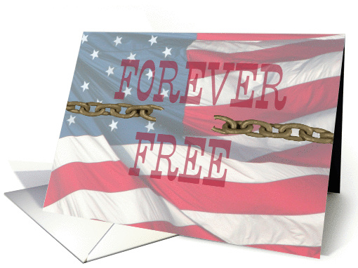 Juneteenth, Emancipation or Freedom Day card (1019983)