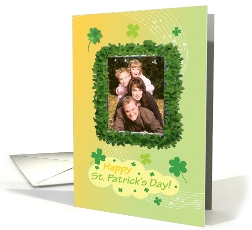 Shamrock Photo Card, St. Patrick's Day card (1027567)