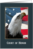 Eagle Eye, Eagle Scout Court of Honor Invitation card