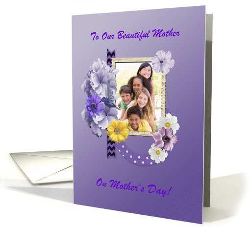 Flowers with Hummingbird Photo Card, Mother's Day card (1054475)