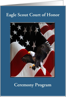 Eagle Landing Court of Honor Ceremony Program, Custom Text card