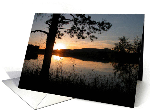 Sunset in the Mountain card (175956)