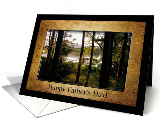 Mountain Lake Forest, Father's Day card (185332)