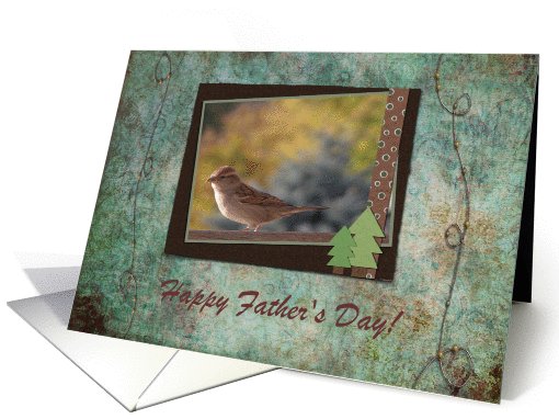 Little Bird, Father's Day, Custom Text card (187802)