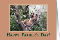 Monkey Recliner, Father’s Day card
