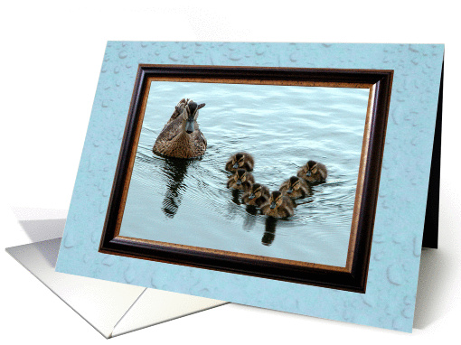 Duck Formation, Father's day card (194205)