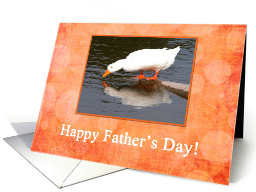 Mirror Mirror, White Duck, Father's day card (194211)