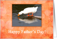 Mirror Mirror, White Duck, Father’s day card