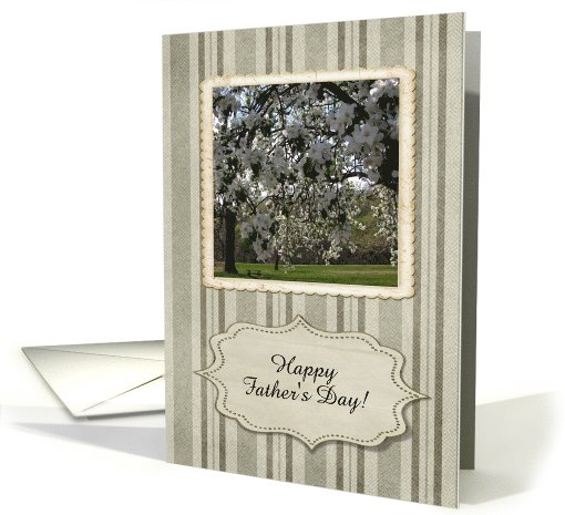 Cherry Tree, Peaceful Thoughts, Father's day, Custom Text card