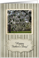 Cherry Tree, Peaceful Thoughts, Father’s day, Custom Text card