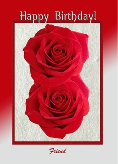 Red Roses, Birthday,...