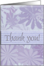 Blue flowers/Thank you! card