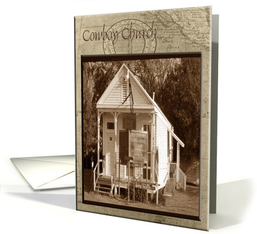 Cowboy Church!, Blank card (218355)