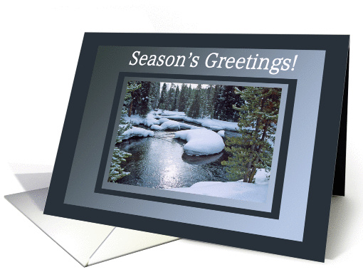 River Winterland, Season's Greetings card (227962)