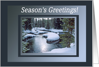 River Winterland, Season’s Greetings card