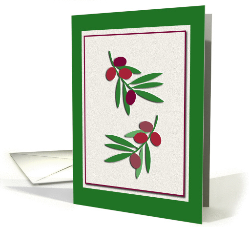 Holly Berries Invitation card (253983)