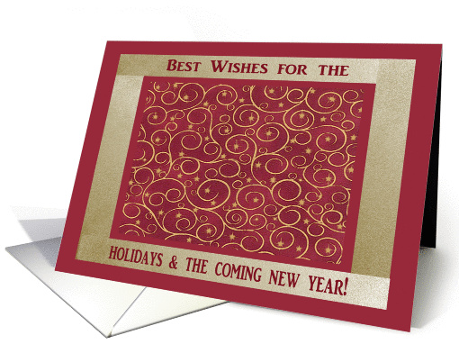 Best Wishes, New Year card (273689)