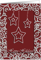 Holiday Stars! card