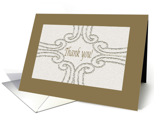 Thank you, Stem Design card (278993)