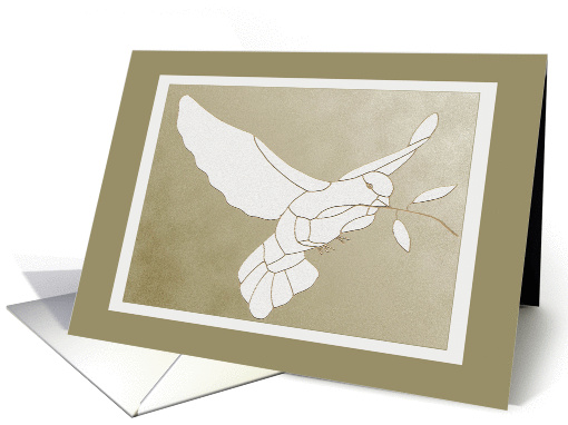 Peace Dove card (281726)