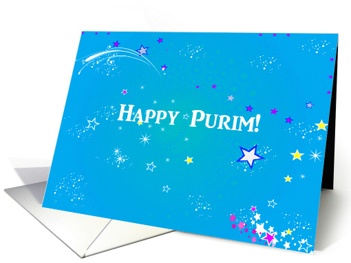 Happy Purim, Stars card (282591)