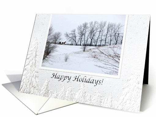 Winter Day/Happy Holidays card (284702)
