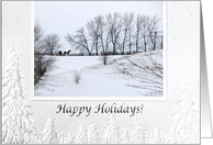 Winter Day/Happy Holidays card