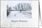 Winter Day/Happy Holidays card