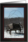 Covered Wagon/Season’s Greetings card