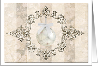 Ornament of Design, Fiancee, Girlfriend card