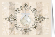 Ornament of Design, Happy Christmas Mom card