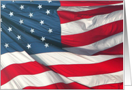 American Flag card