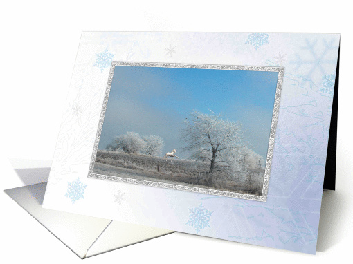 It Snowed Today, Unicorn card (316969)