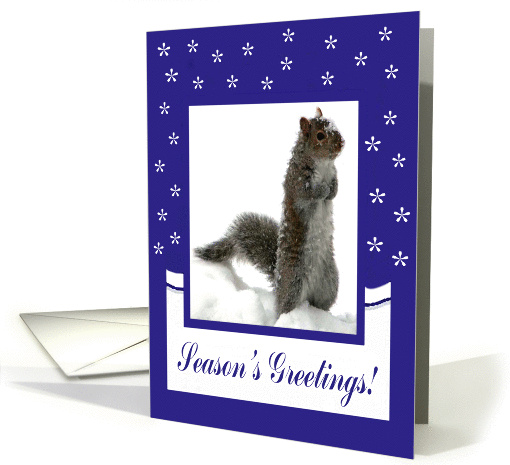 Snow Creature, Season's Greetings card (317790)