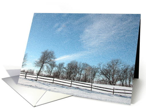 Shadows in the Snow card (320837)