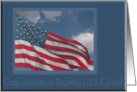 Flag in the Clouds, Congratulations on Becoming a U.S. Citizen card