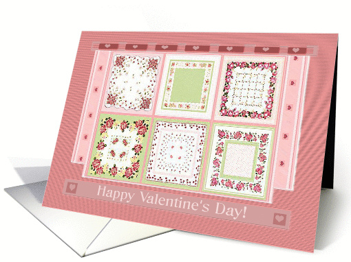 Flower Quilt, Valentine for Grandma card (329145)